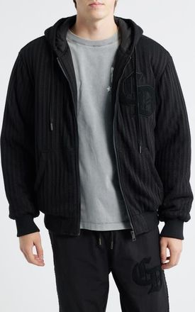 Criminal Damage Stanford Knit Hoodie in Black at Nordstrom, Size Xx-Large