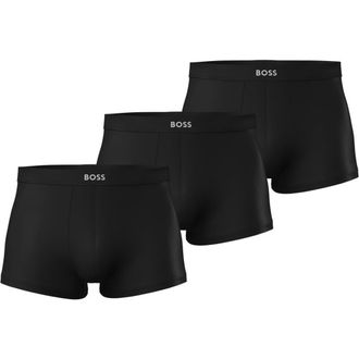 BOSS 3-Pack Micro One Performance Trunks in Black at Nordstrom, Size Xx-Large