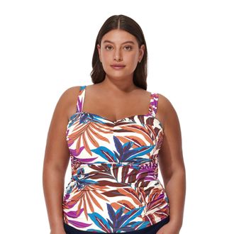 Gottex Plantopia Plus Size Tankini Top