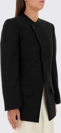 Bottega Veneta Cropped Wool Blazer with Off-Center Closure