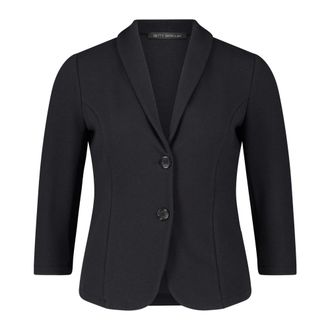 Betty Barclay Dames, Jassen, Zwart, Maat: M Leer