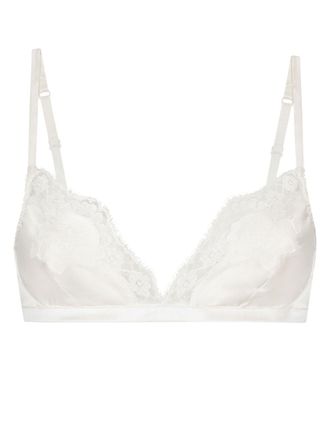 Dolce & Gabbana lace-detail bra - White
