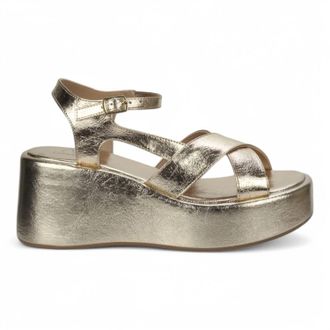 Love Rio Womens Alto Wedge Sandal In Champagne
