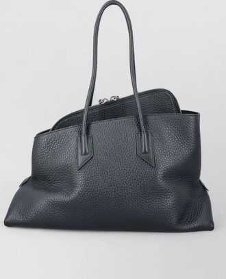 The Attico la passeggiata medium leather shoulder bag