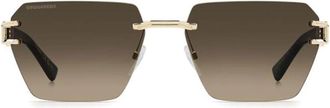 Dsquared2 Sunglasses D2 0173/S J5 G Gold/Brown Men
