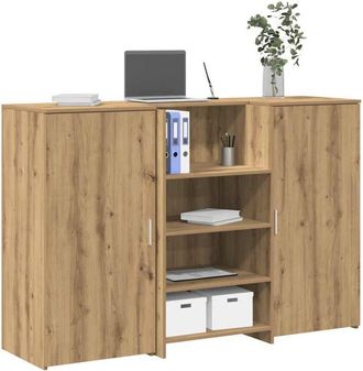 vidaXL Mostrador De Recepci&oacute;n Roble Artisian 155x50x103,5 Cm Vidaxl