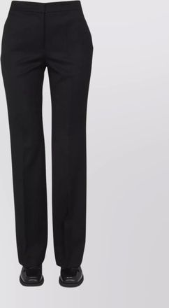 Moschino virgin wool straight-leg trousers