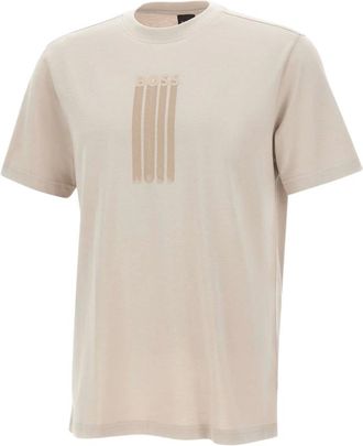 HUGO BOSS Te-Bass - Heren - Tops - Beige - Maat: M Katoen