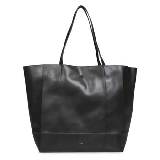 Toteme Roam Leather Tote - female - Tot&ecirc;Me - Shopping Bags - Black - ONE SIZE - Bags