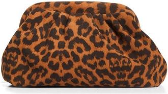 Reiss Mia Suede Frame Clutch in Animal at Nordstrom