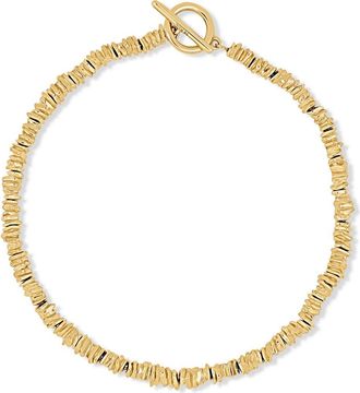 Bony Levy 14K Gold Flat Beaded Line Bracelet in 14K Yellow Gold at Nordstrom, Size 7