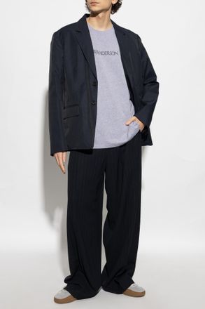 J.W.Anderson T-shirt With Logo, Mens, Grey