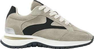 VIA VAI Usher Riggs Sneakers - Dames - Sneakers - Grijs - 43 EU - Leer - Schoenen