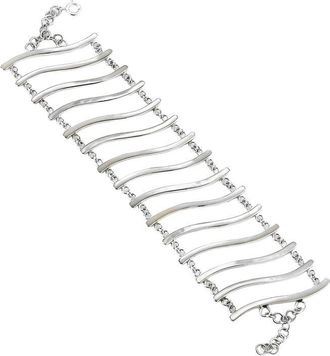 Samuel B. Silver Pearl Bracelet