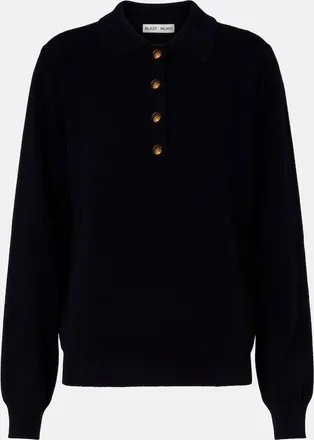 Blaz&eacute; Milano Blaz&eacute; Milano Highland wool and cashmere polo sweater