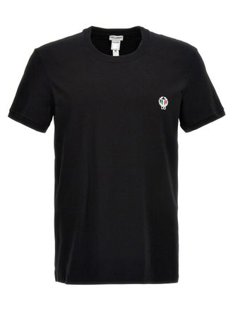 Dolce & Gabbana Logo Embroidered T-Shirt