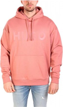 HUGO BOSS Ditchle Hoodie - Heren - Hoodies - Roze - S - Katoen - Hoodies & sweatvesten