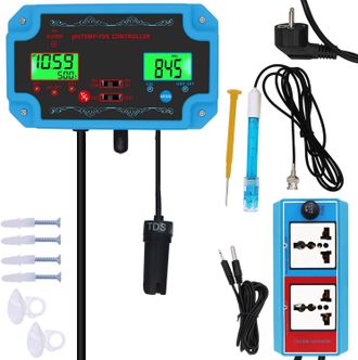 OEM Detector De Calidad Del Agua 3 En 1, Controlador De Ph/temperatura/tds, Con Sonda De Electrodo Tipo Bnc, Para Acuarios Y Tanques De Piscinas Hidrop&oacute;ni