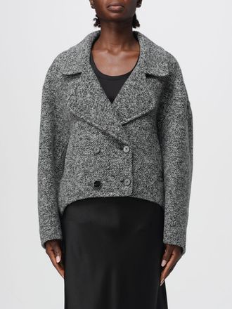 Ermanno Scervino Coat ERMANNO FIRENZE Woman color Grey