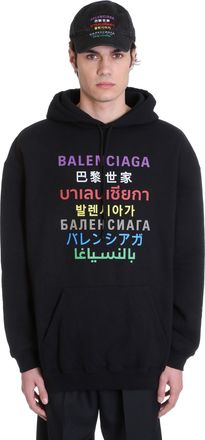 Balenciaga Felpa in cotone nero