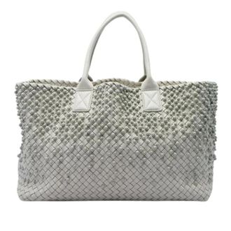 Bottega Veneta Bolsa Tote Cabat Pre-owned - Pre-owned - Mujer - Blanco - ONE SIZE
