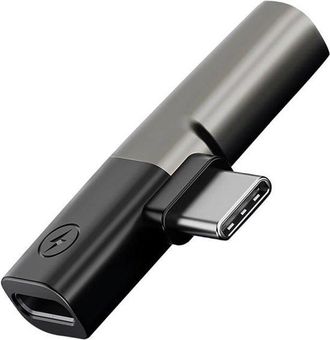 OEM Adaptador 2 En 1 De Usb-c A Conector De Auriculares De 3,5 Mm, De Usb-c A Conector Aux, Compatible Con La Carga De Auriculares