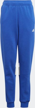 adidas Sporthose ADIDAS SPORTSWEAR TIBERIO 3STREIFEN COLORBLOCK KIDS HOSE, Damen, Gr. 164, N-Gr, blau (semi lucid blau, medium grau heather, wei&szlig;), Obermater