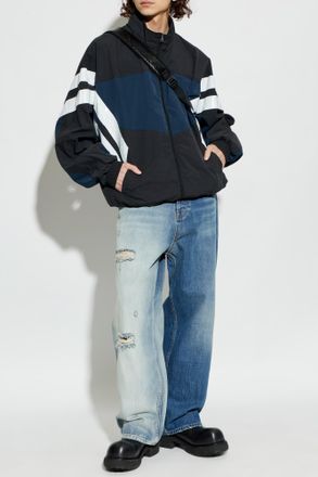 VETEMENTS Vintage-effect Jeans, Mens, Blue