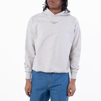 Dr&ocirc;le de Monsieur Slogan Drawstring Hoodie