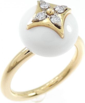 Louis Vuitton White Gold Yellow Gold Yellow Gold (18K) White Gold (18K) Band Ring (Pre-Owned)