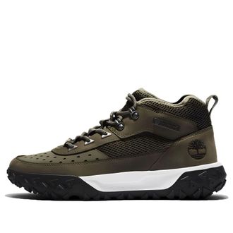 Timberland GreenStride Motion 6 Leather Hiking Boot Dark Green A5VCV