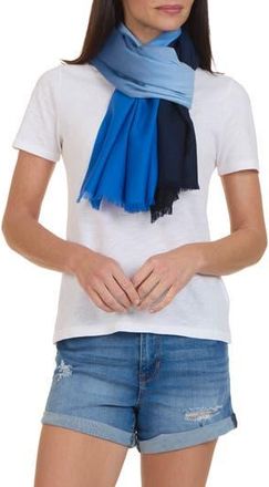Vince Dip Dye Wool & Cashmere Scarf in Kyanite at Nordstrom Rack