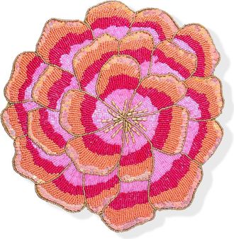 Tiramisu Hand Beaded Charger Placemat in Pink at Nordstrom Rack
