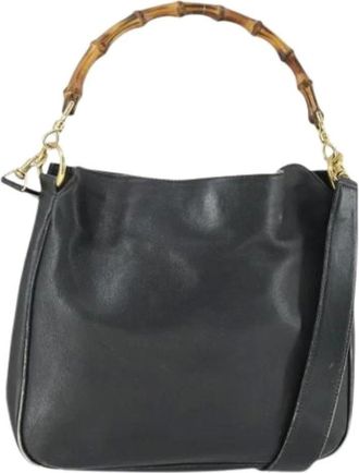 Gucci Pre-owned Handbags, female, Black, Size: ONE SIZE Pre-owned Vintage Hand Bag