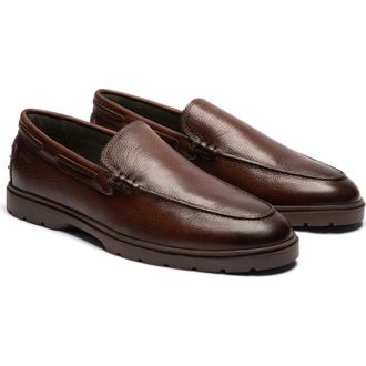 Gernie NYC Venetian Driving Loafer in Cafe Grainy at Nordstrom Rack, Size 13