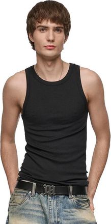 Misbhv Canotta Tanktop - Heren - Tops zonder mouwen - Zwart - XS - Katoen - Tops