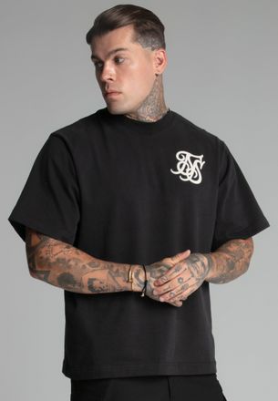 Siksilk Camiseta Logo Negra Masculino XS