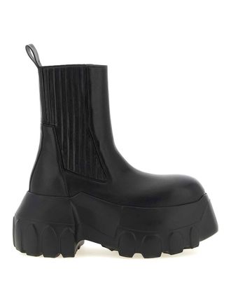 Rick Owens beatle mega tractor ankle boots