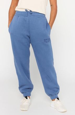 Rip Curl Surf Staple Joggers in Moonlight Blue at Nordstrom, Size X-Large