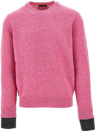 Prada Wool sweater with detachable cuffs Man 46