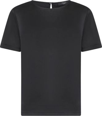 Max Mara T-shirt con scollo a barca - Nero