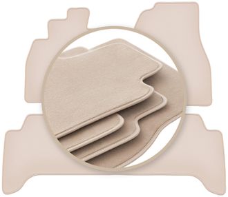 OEM Alfombrillas Beige Premium Para Toyota Land Cruiser J100 Todoterreno 1998-2007