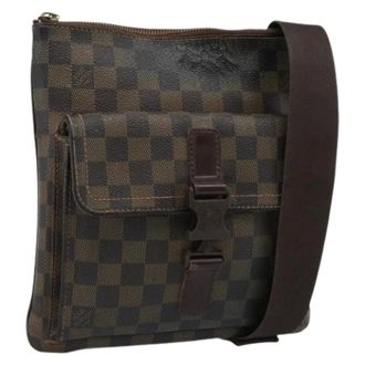 Louis Vuitton Pre-owned Damier Ebene Cross Body Bag - Dames - Pre-owned - Bruin - Maat: ONE Size