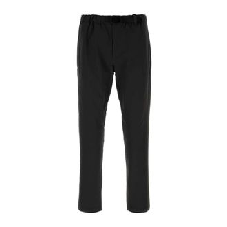 Goldwin Training Trousers, male, Black, Size: S Slim Tapered Stretch Pants