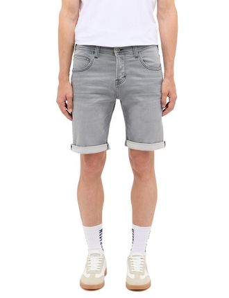 Mustang Regular-fit-Jeans MUSTANG Herren Style Chicago Shorts, Herren, Gr. 28, grau (842 dunkelgrau), Denim/Jeans, 83% Baumwolle, 15% Polyester, 2% Elasthan, 
