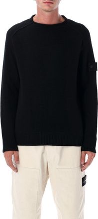 Stone Island Black Crewneck Pullover
