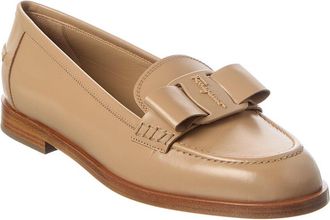 Ferragamo Ferragamo Vivaldo Leather Loafer