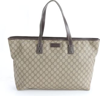 Gucci Brown Gg Supreme Shoulder Bag Tote Bag (Pre-Owned)