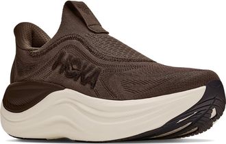 Hoka One One Skyward Laceless Recovery Sneaker in Cliff Grey/cast Iron at Nordstrom, Size 10.5