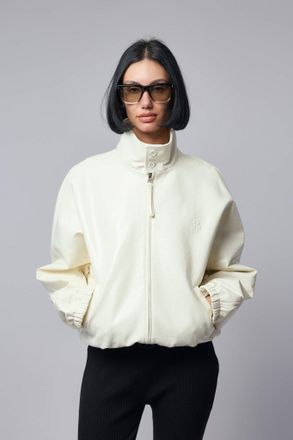 Courr&egrave;ges Bomber Jacket Vinyl Zipped